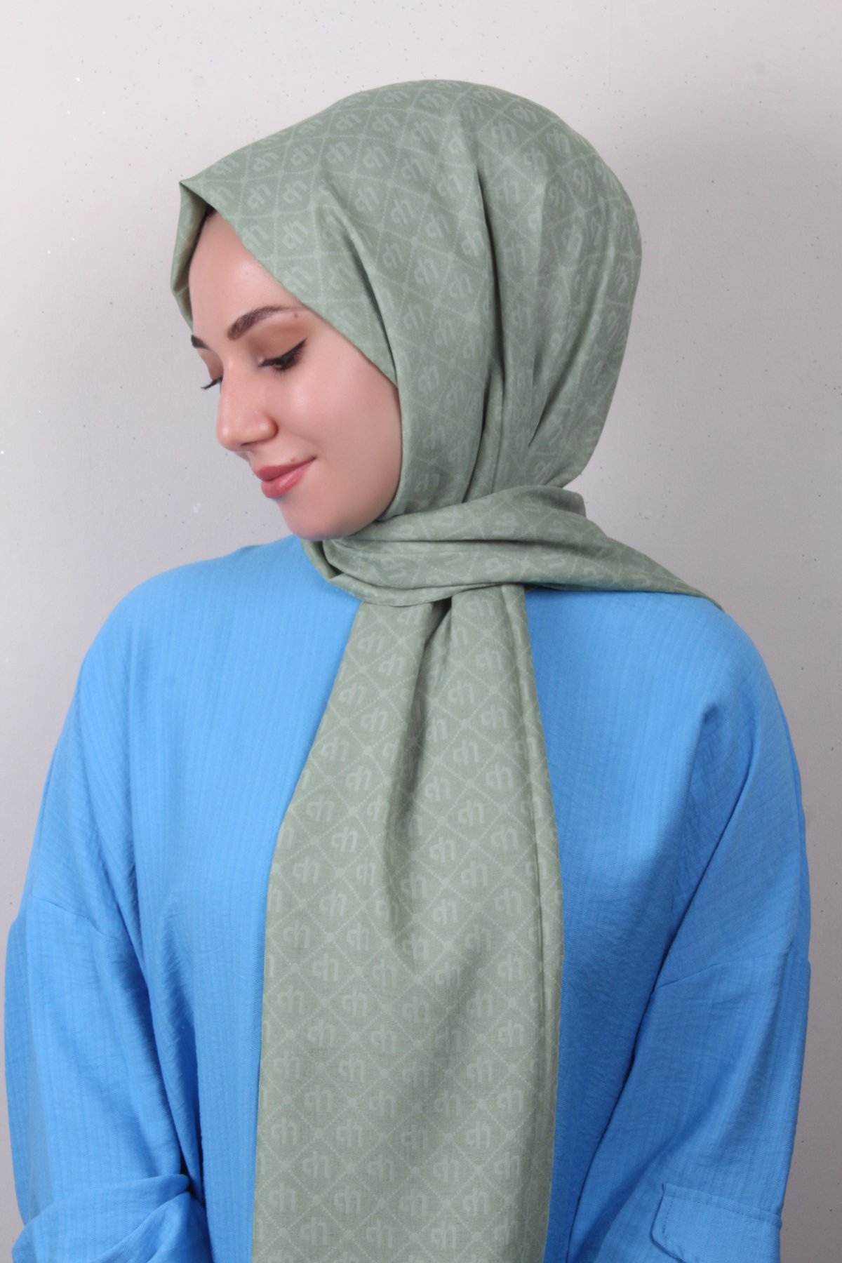 Ultralight Şal 2768-19 Su Yeşili