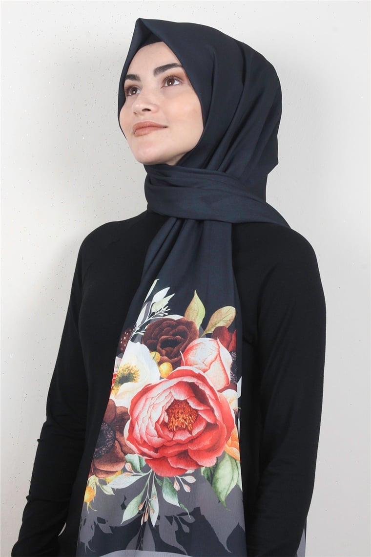 Violet Şal 2731-6 Siyah