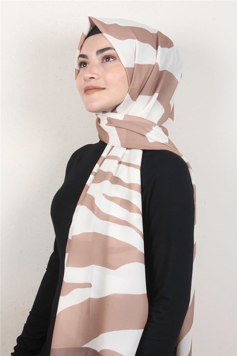 Violet Şal 2738-1 Karamel