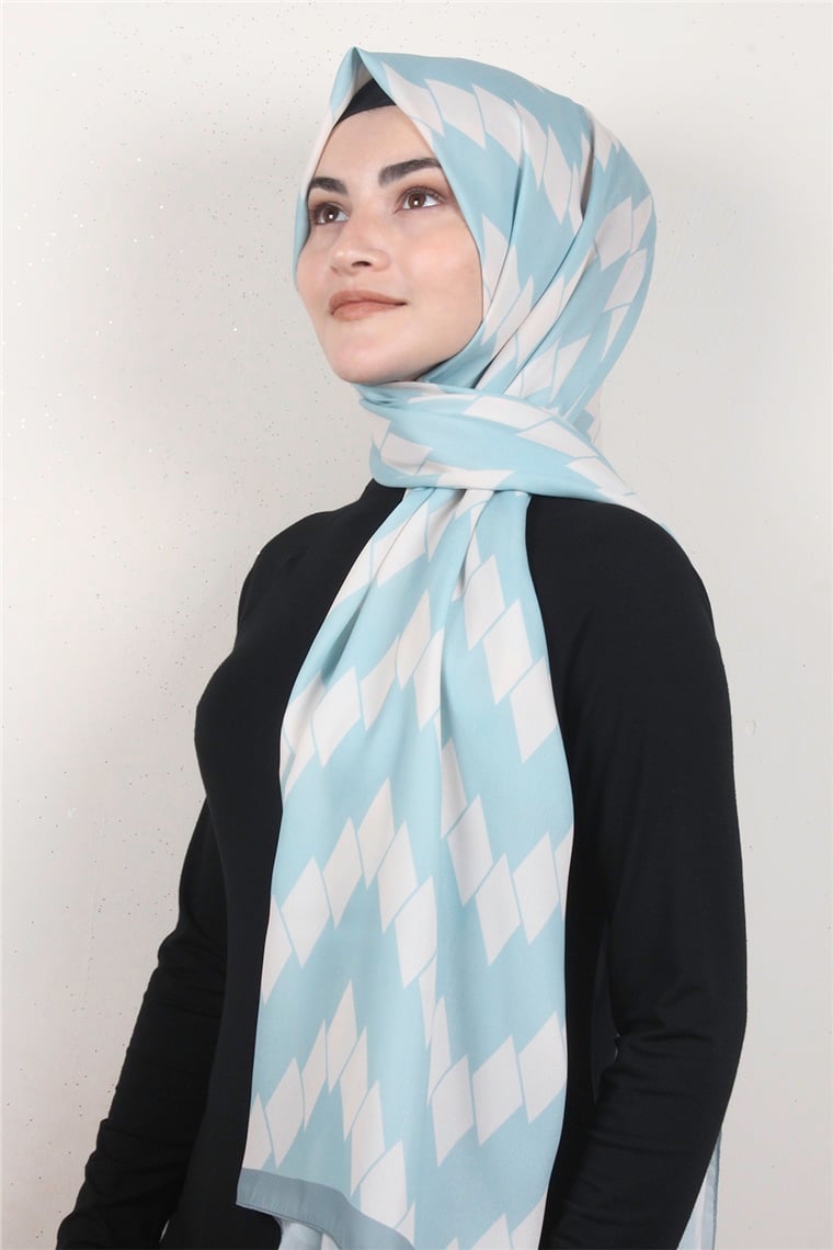 Violet Şal 2739-6 Su Yeşili