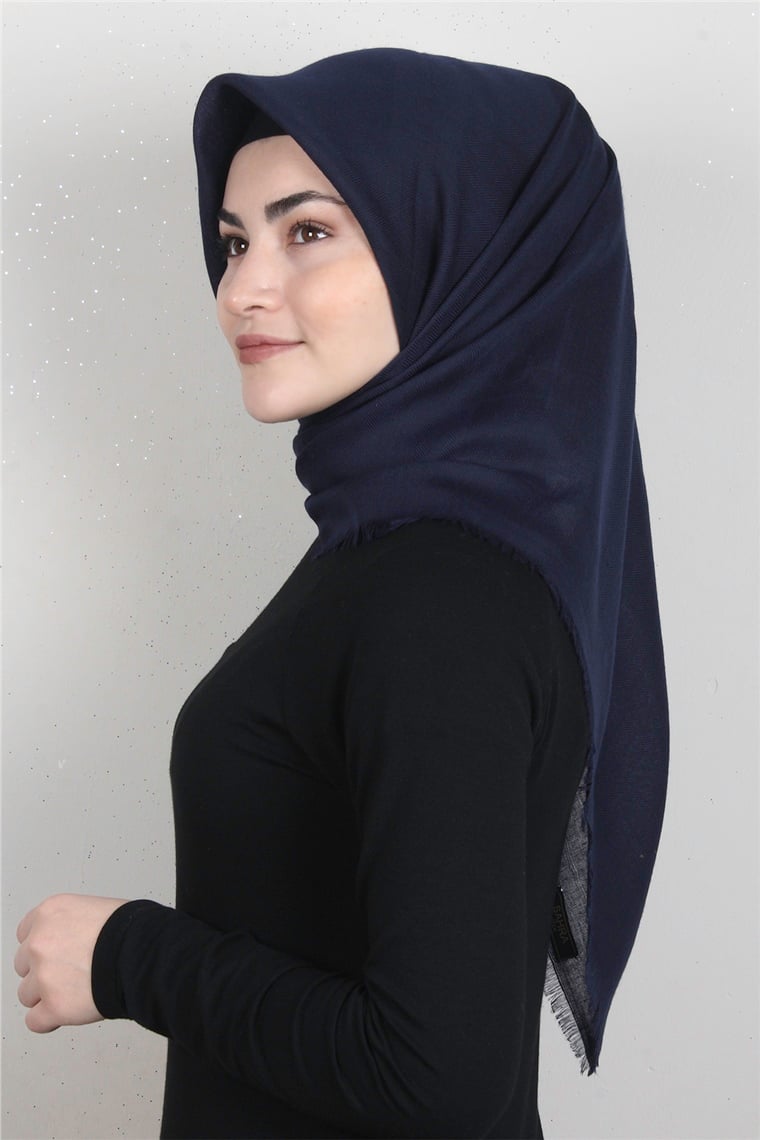 Vivaldi Pamuk Eşarp 1404-6 Lacivert