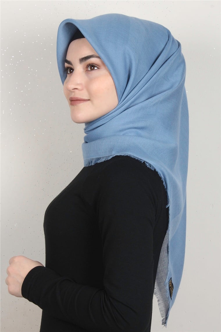 Vivaldi Pamuk Eşarp 1404-9 Bebe Mavisi