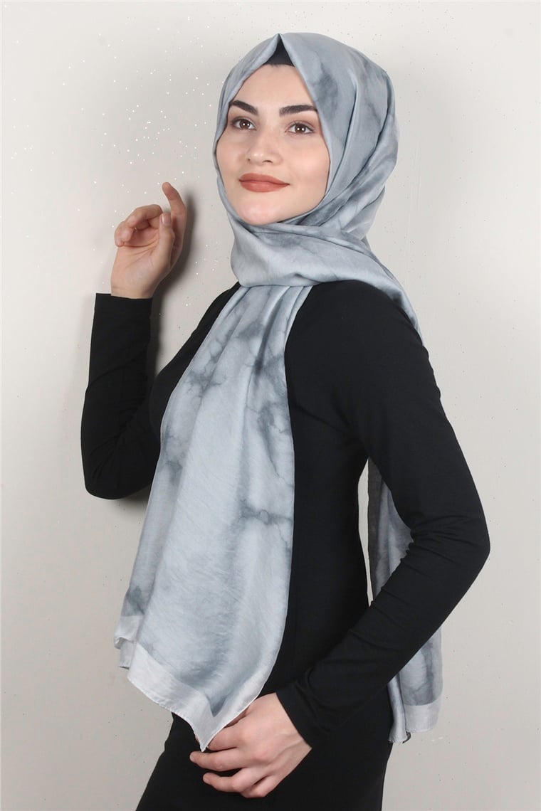 Vual Modal Şal 8685-6 Gümüş