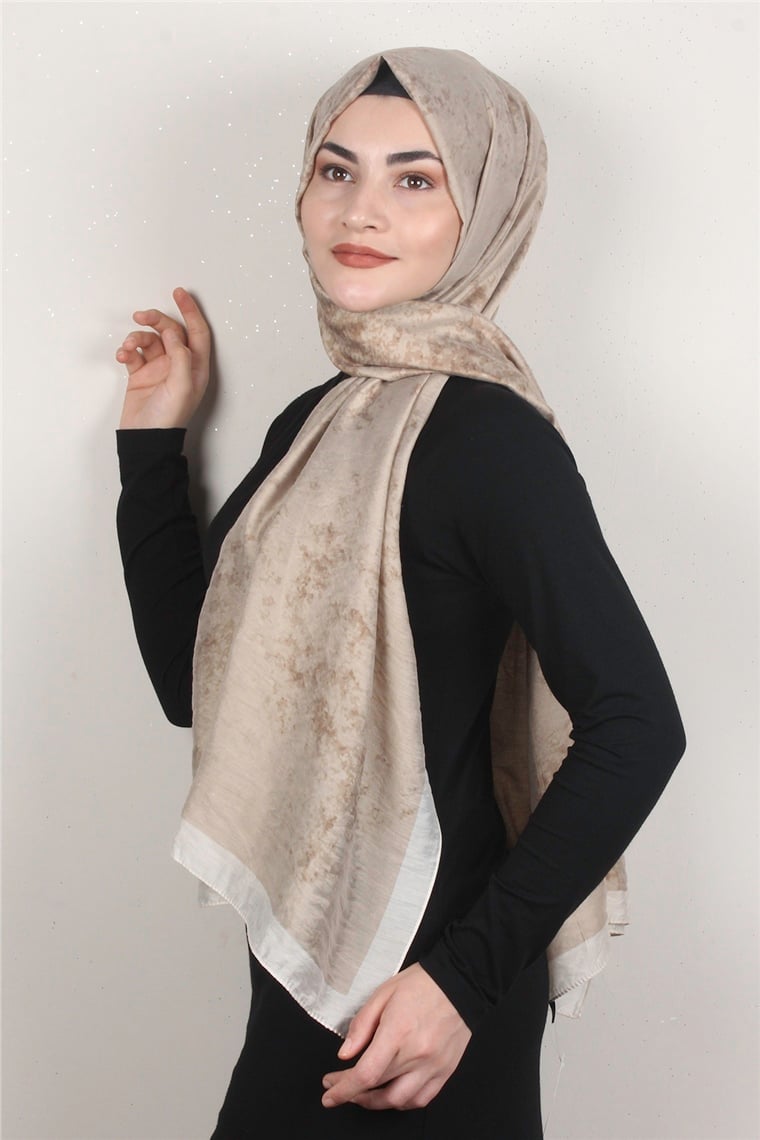 Vual Modal Şal 8686-1 Vizon