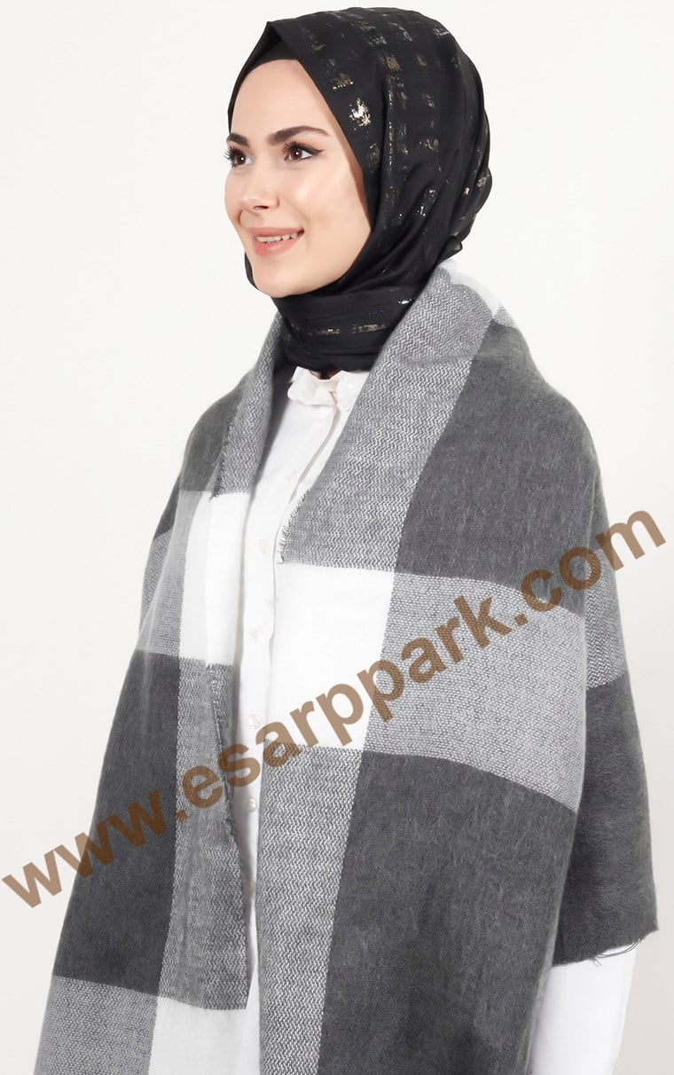 Yün Omuz Şalı 9010-2