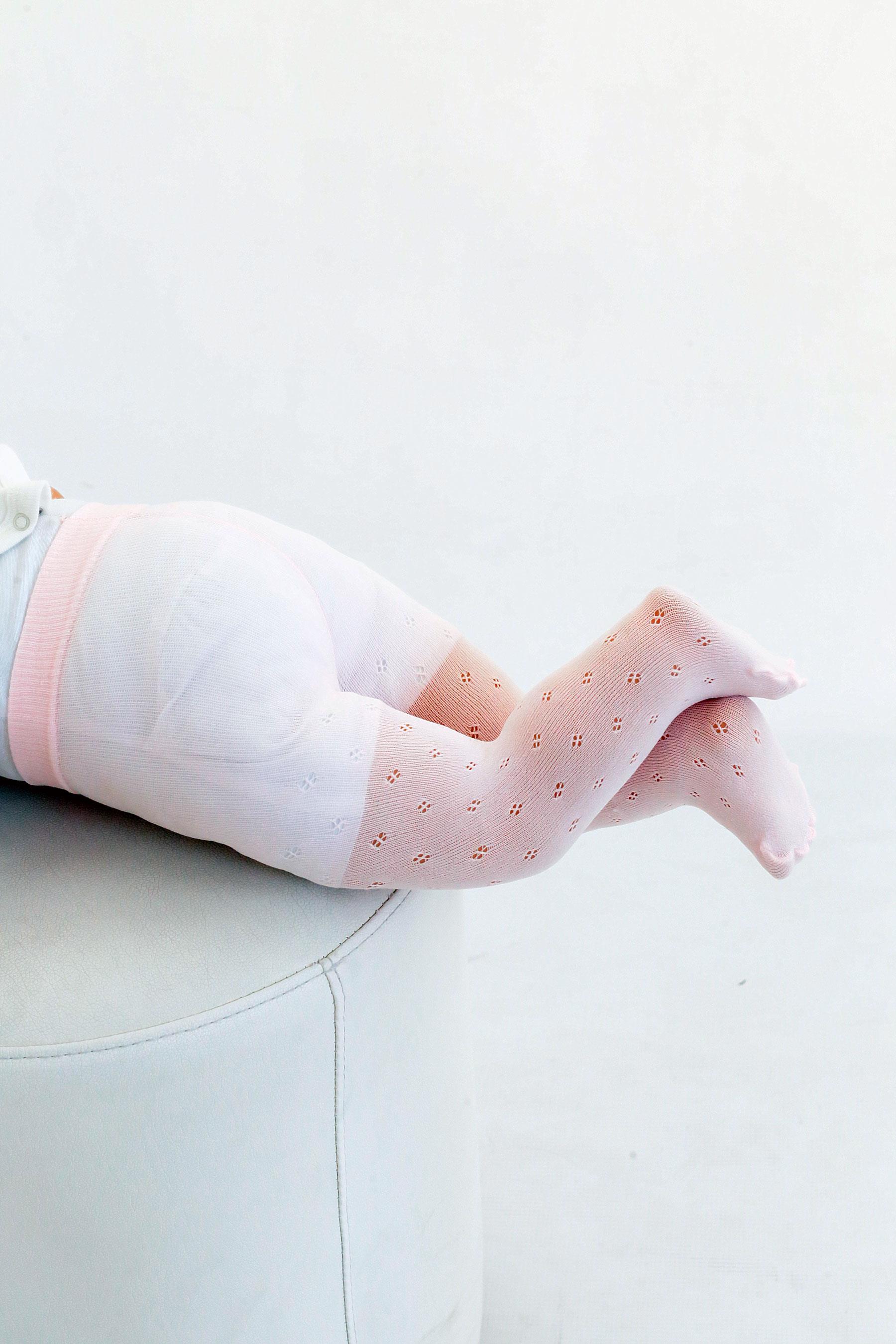 ADA BEBEK KÜLOTLU ÇORAP(4 Nokta) PEMBE