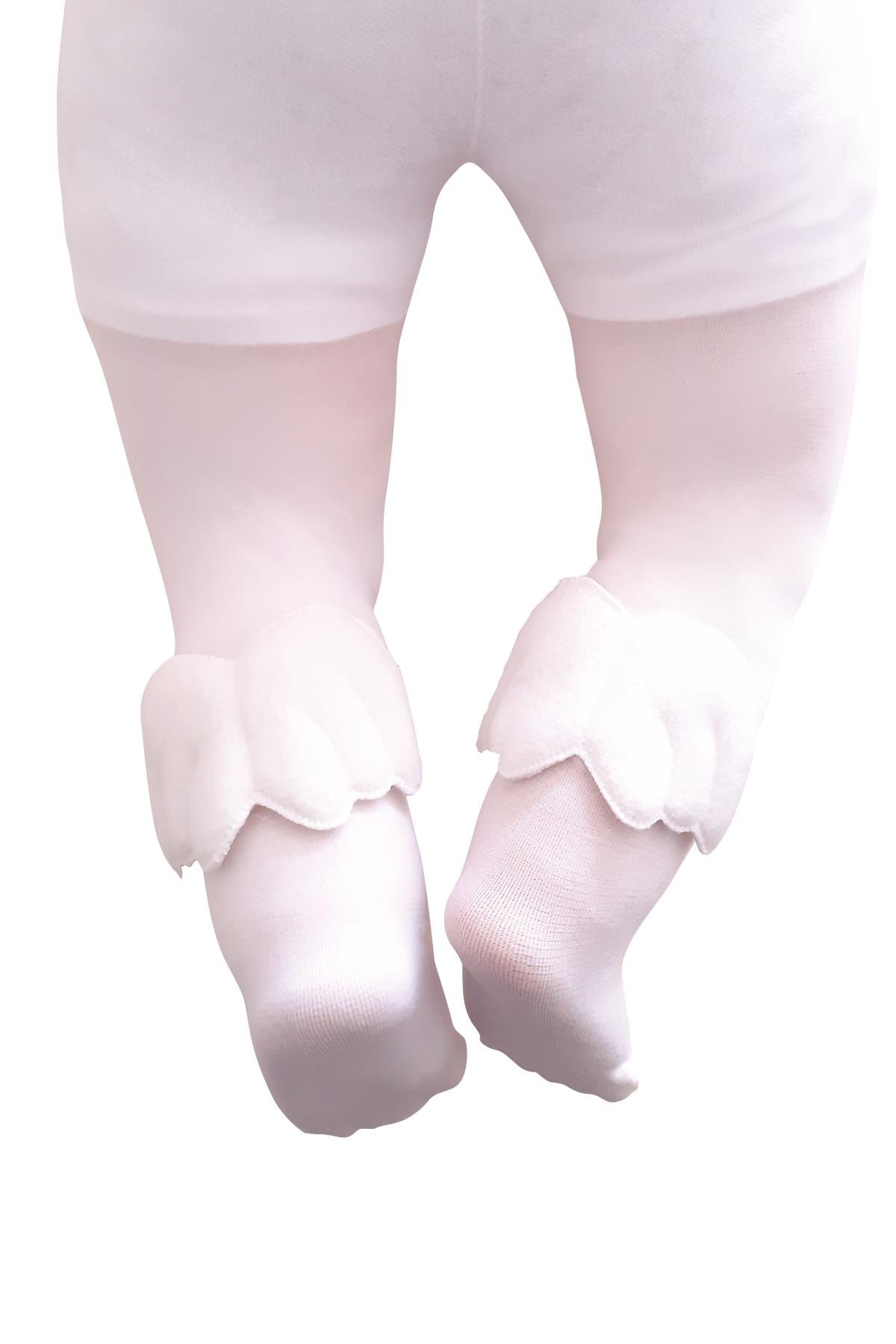 Angel Aks. Bebek Külotlu Çorap BEYAZ