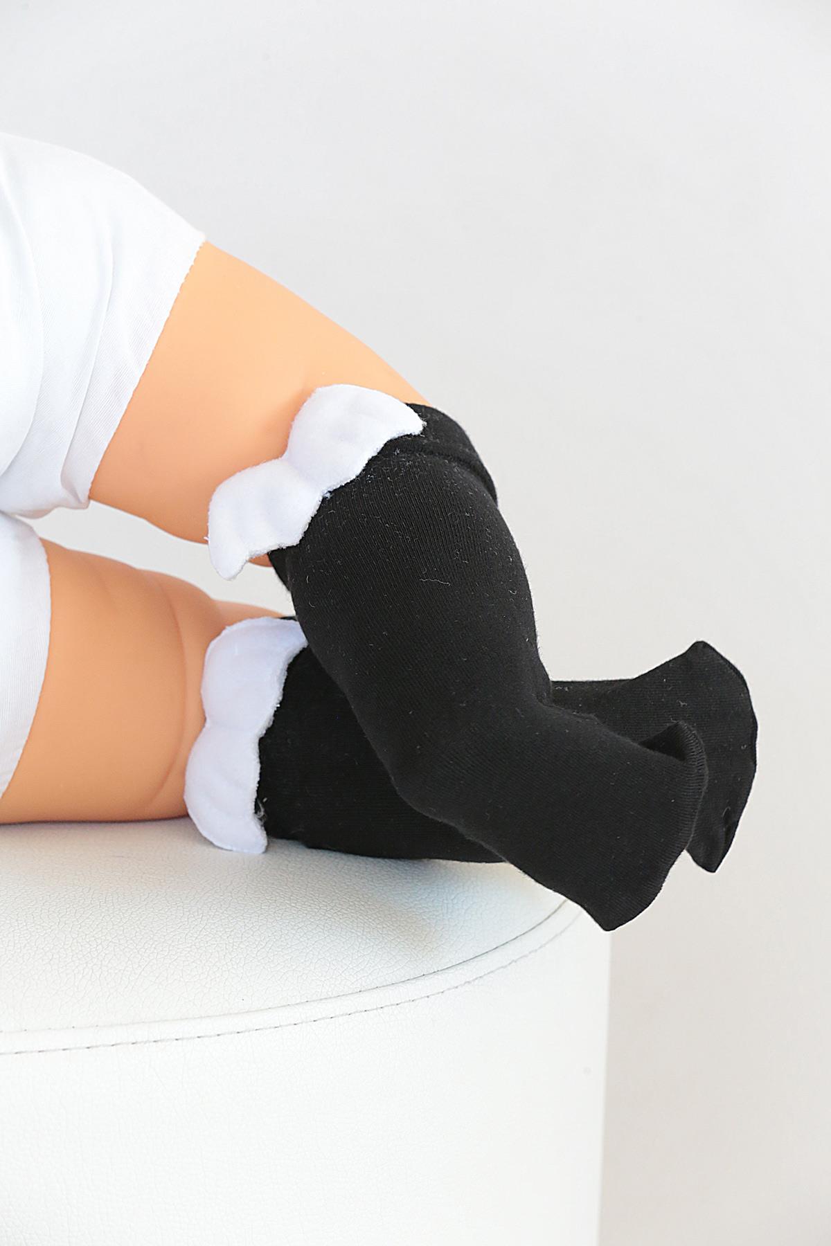 ANGEL BEBE DİZALTI ÇORAP SİYAH