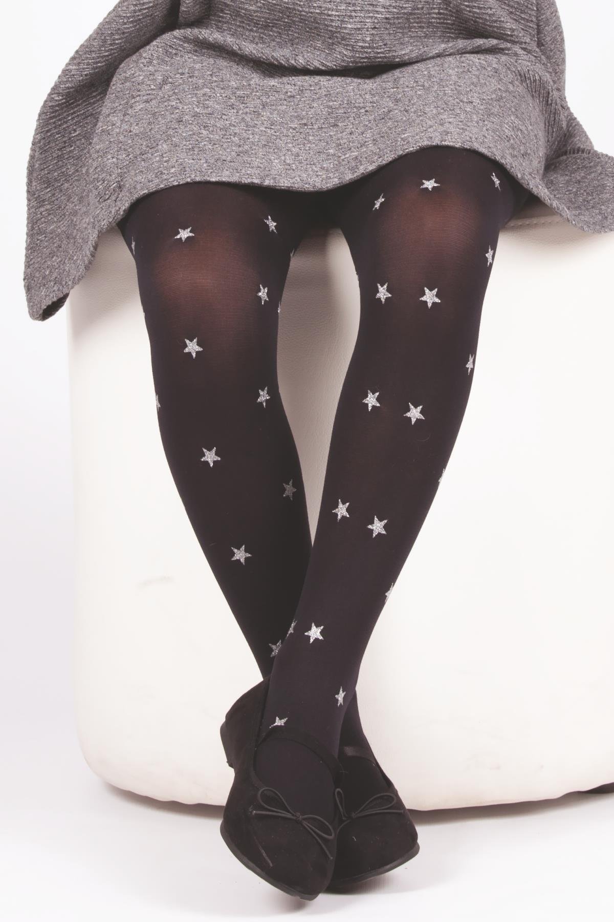 Asel Çocuk Külotlu Çorap SİYAH