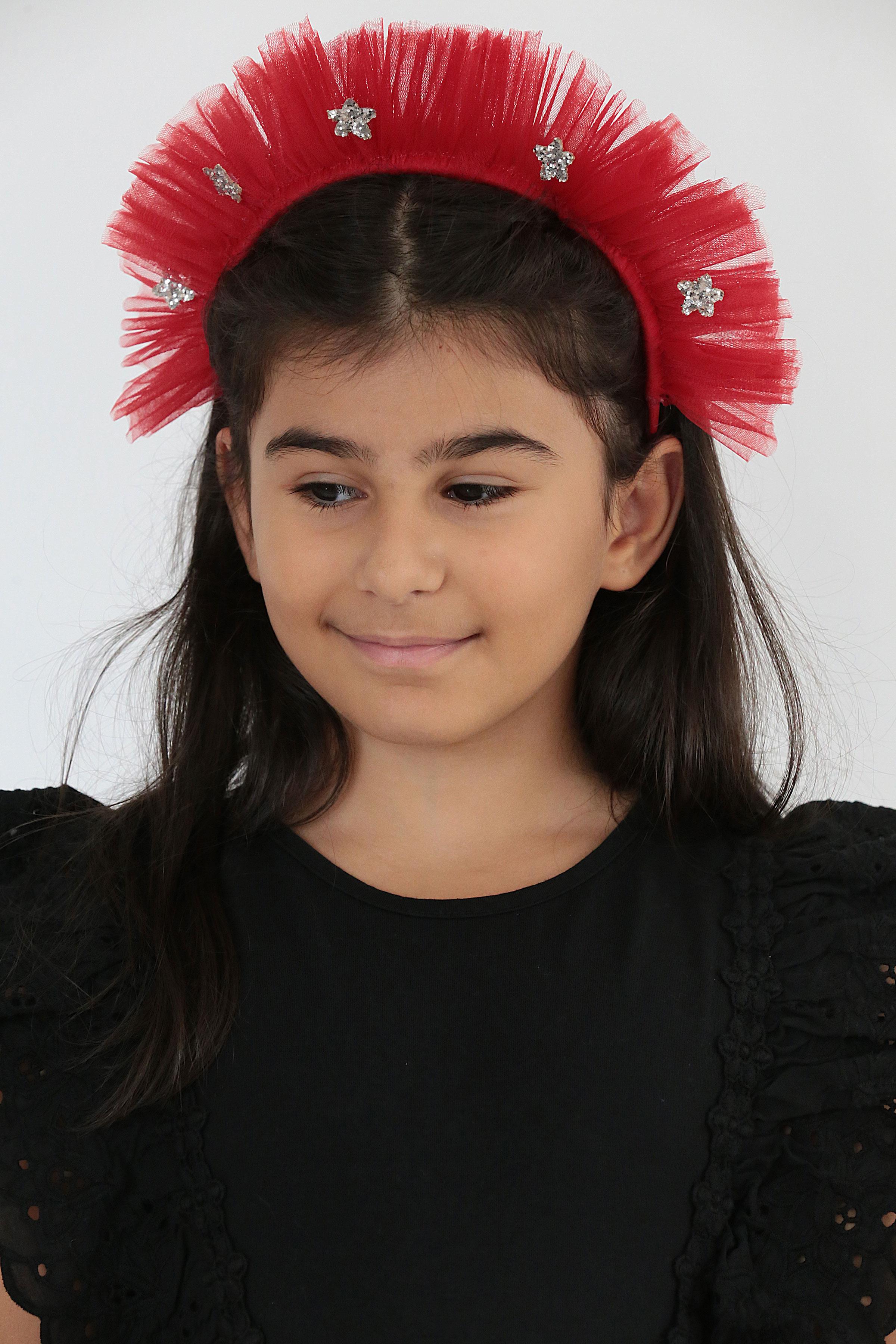 ASEL TAÇ TAKIM ÇOCUK KÜLOTLU ÇORAP KIRMIZI