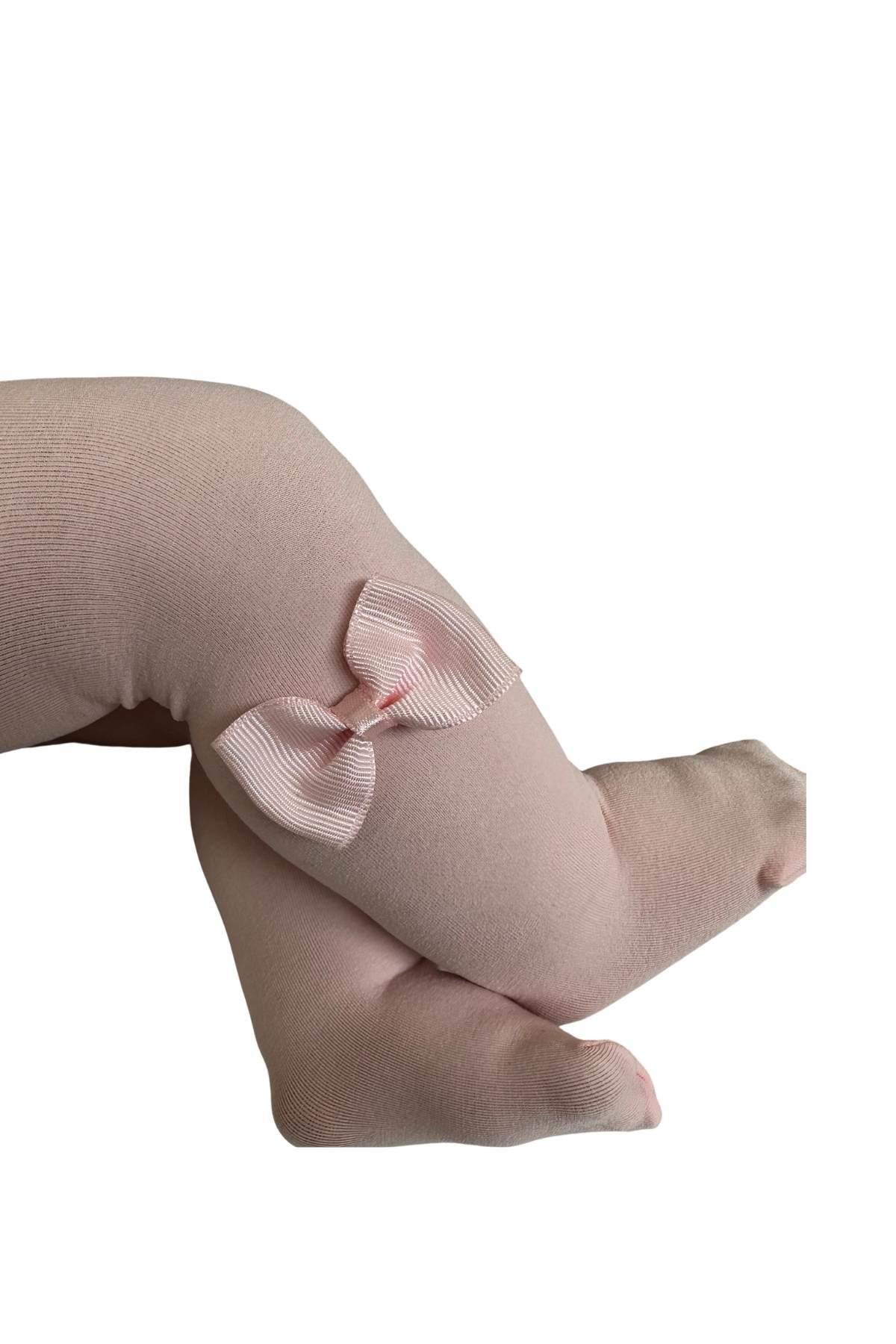 BEBEK MYCRO FİYONKLU KÜLOTLU ÇORAP PEMBE