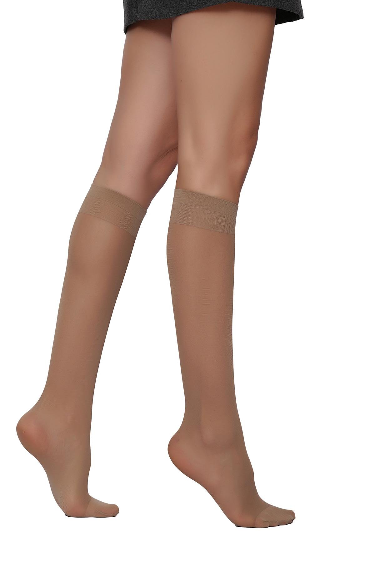 Elit  40 Mat Dizaltı Çorap BRONZ