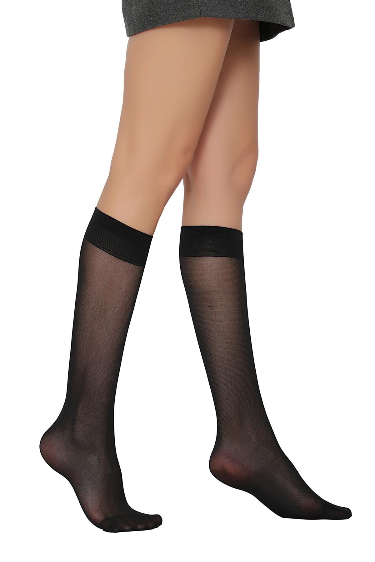 Elit  40 Mat Dizaltı Çorap SİYAH