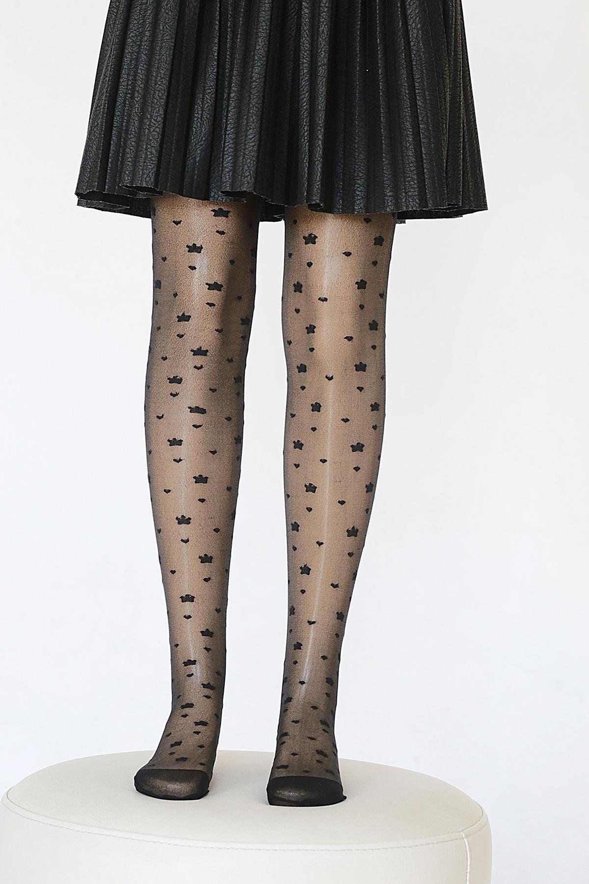 Hazel Çocuk Külotlu Çorap SİYAH