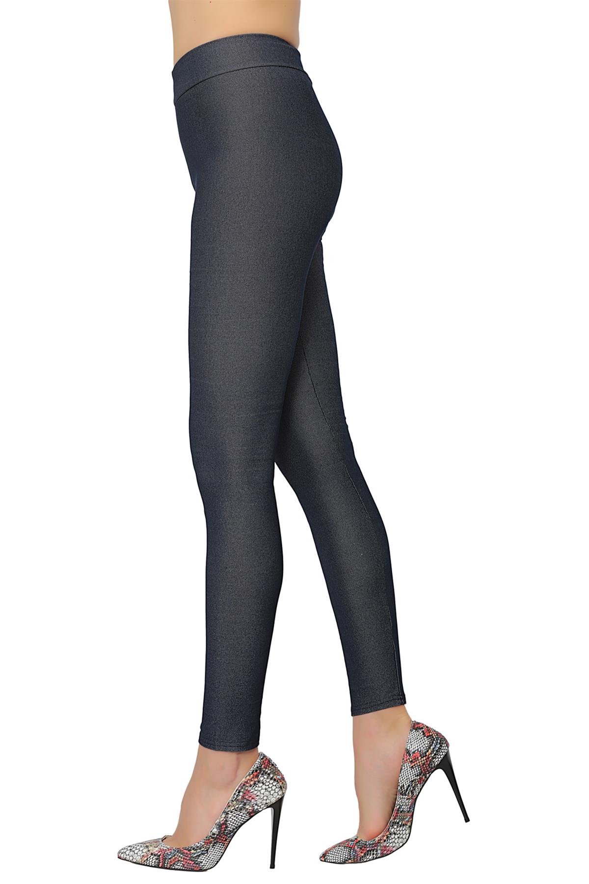 Jean Push Up Korseli Tayt LACİVERT