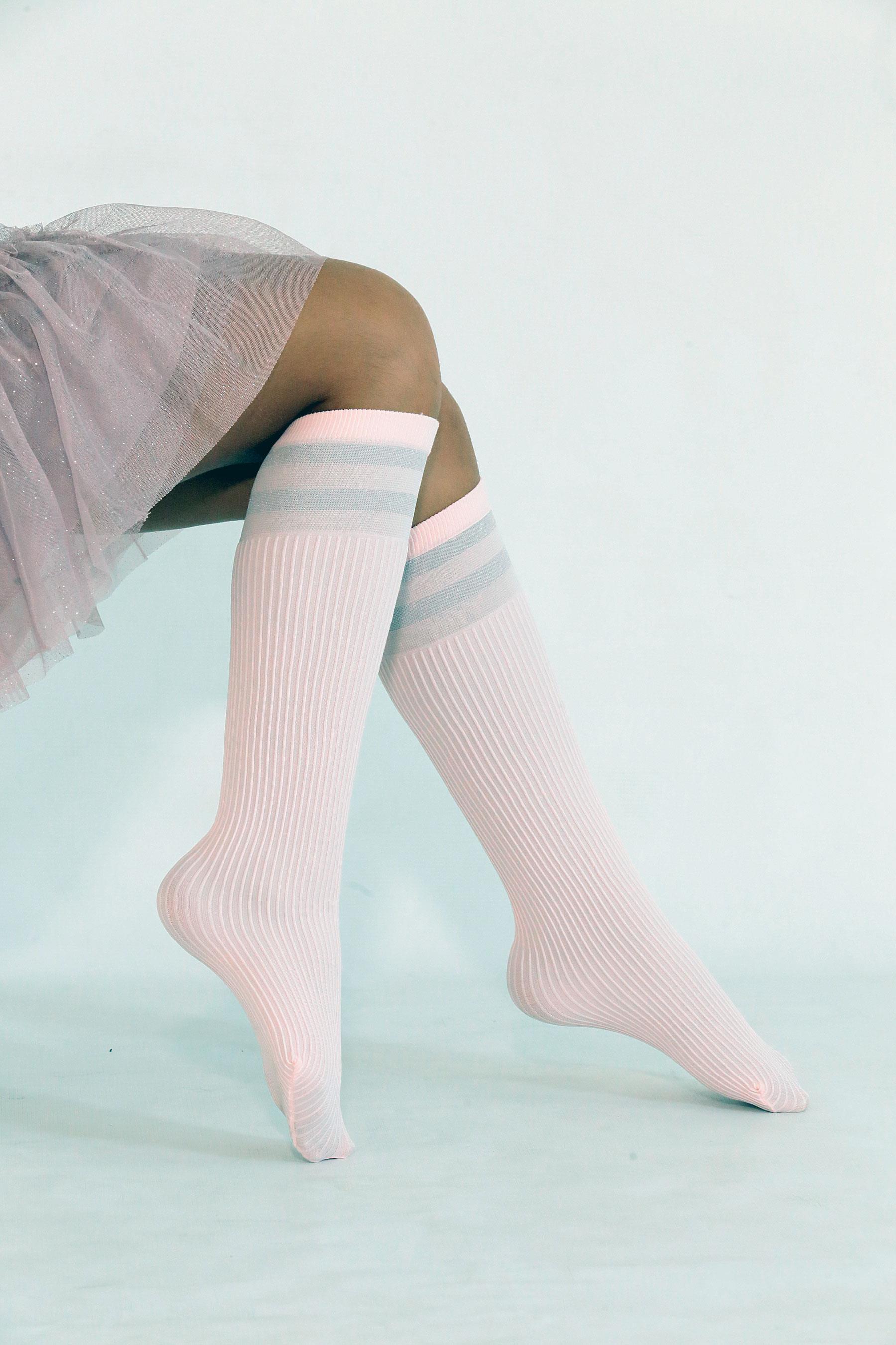MİRA ÇOCUK DİZALTI ÇORAP PEMBE