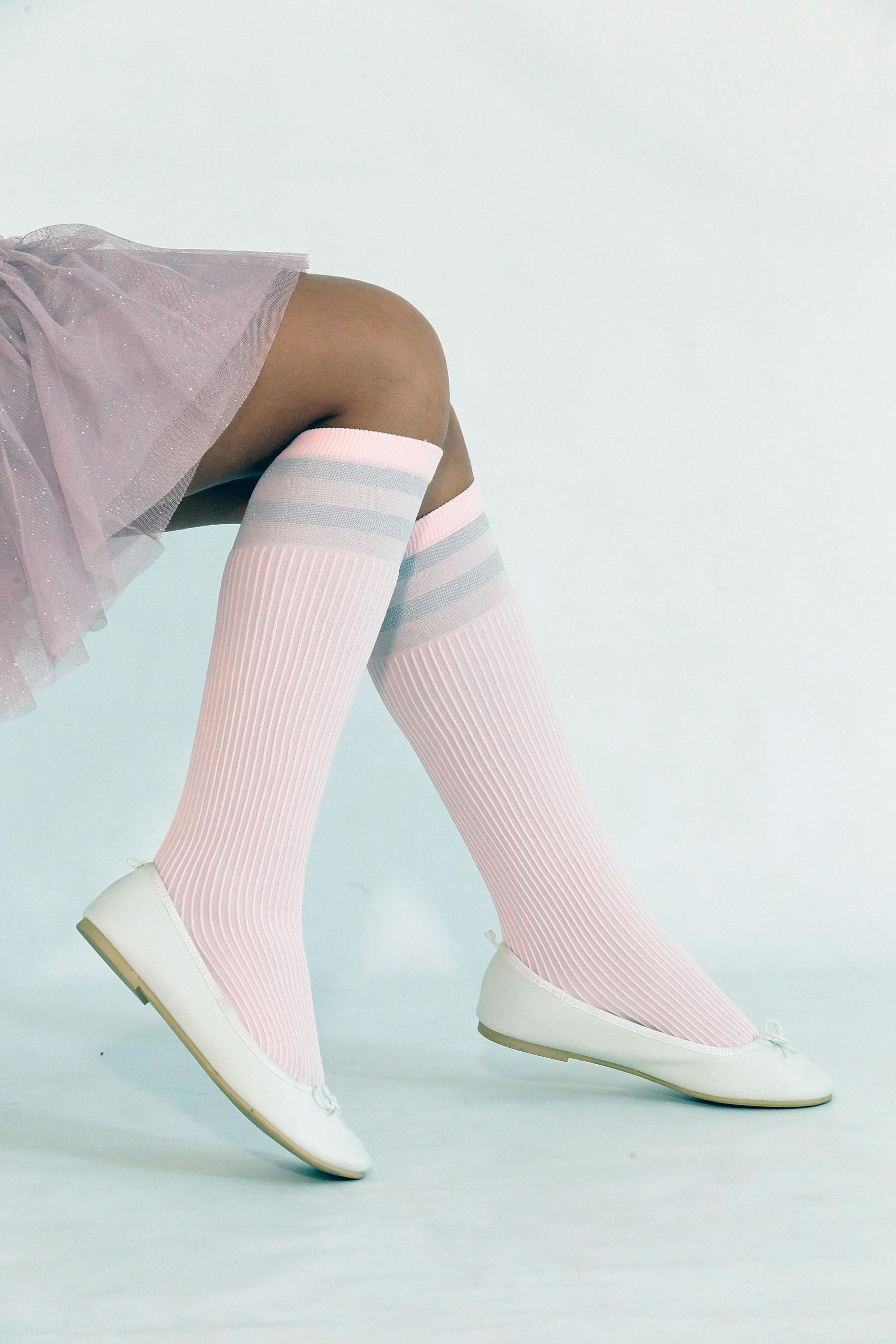 MİRA ÇOCUK DİZALTI ÇORAP PEMBE