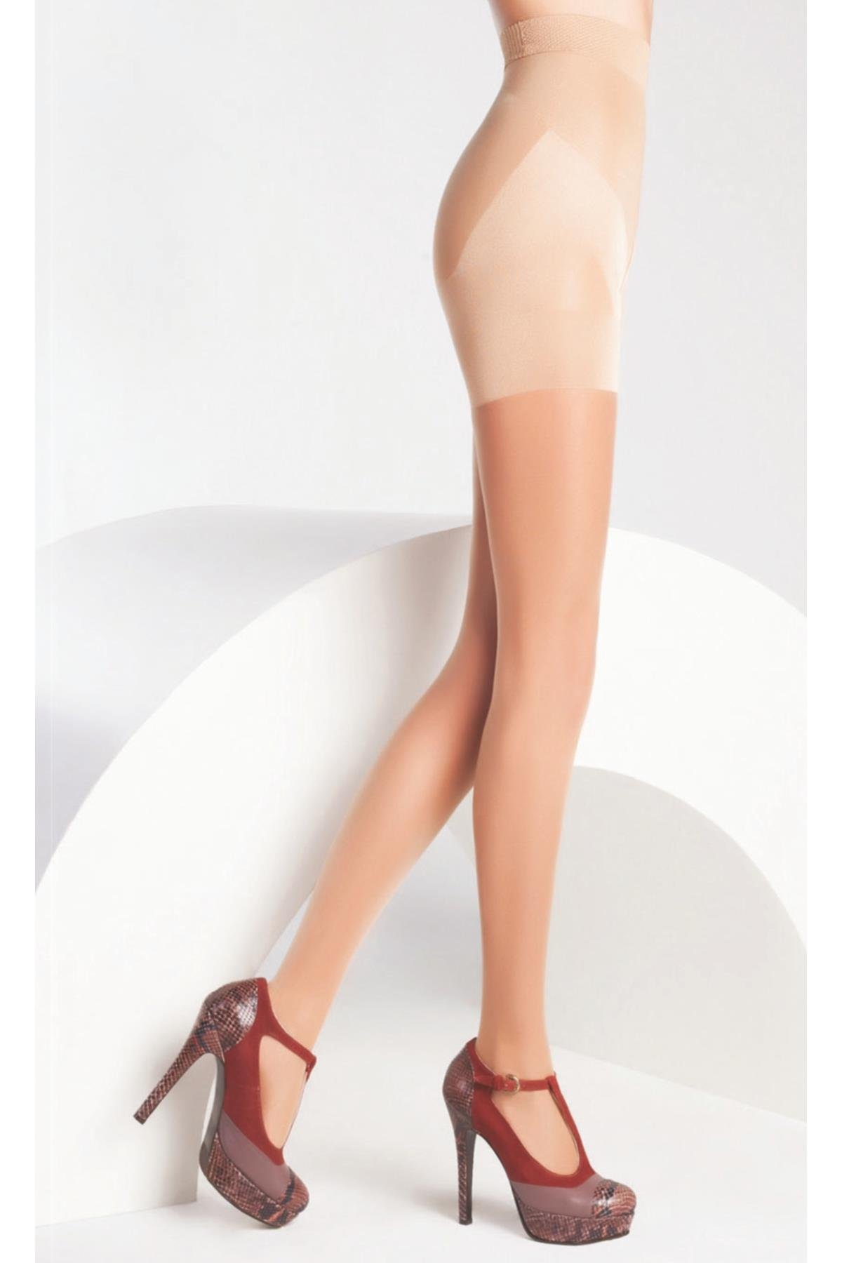 Model Up Korseli Külotlu Çorap NATUREL