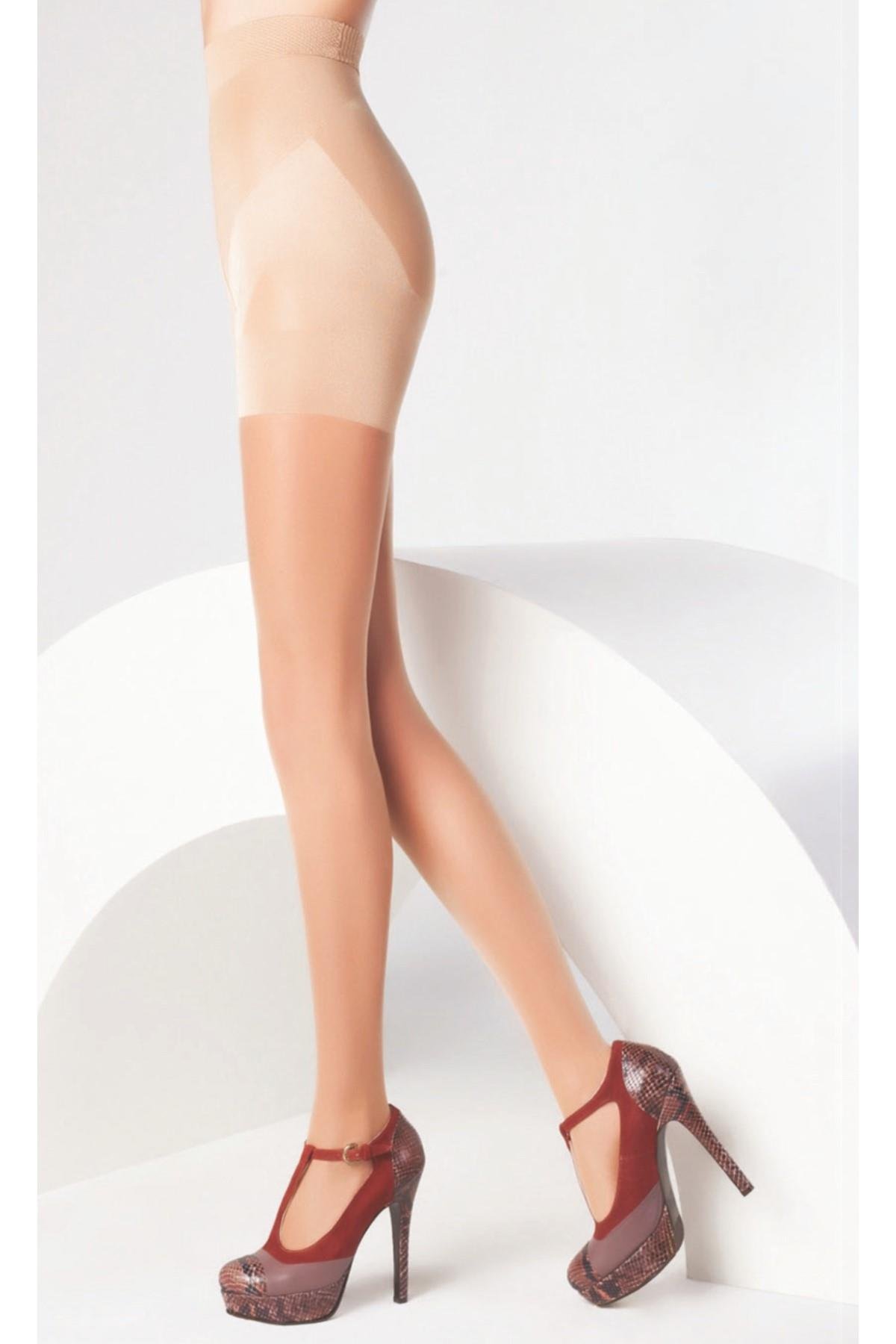 Model Up Korseli Külotlu Çorap NATUREL