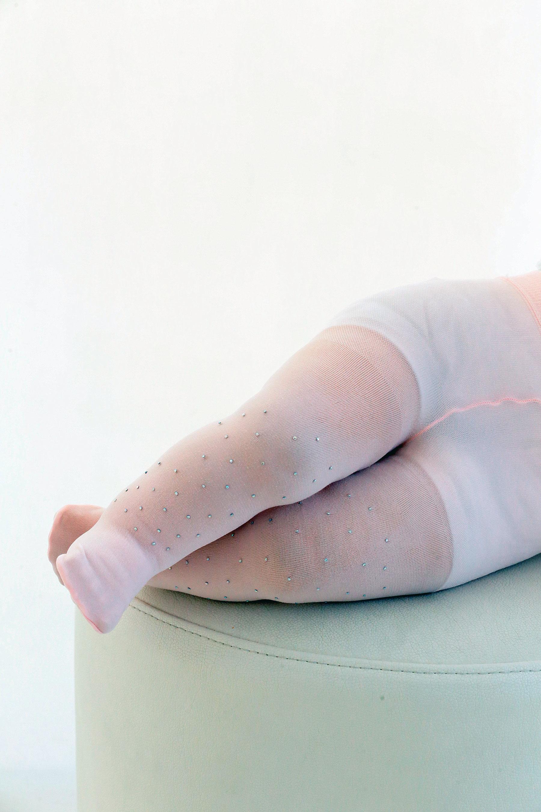 MYCRO 50 BEBEK TAŞLI KÜLOTLU ÇORAP PEMBE