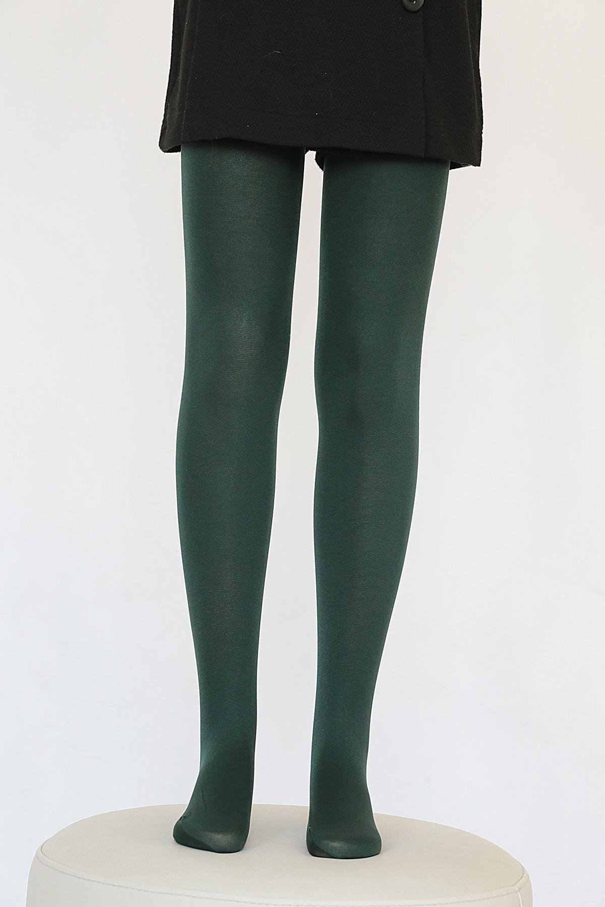 Mycro 50 Çocuk Külotlu Çorap NEFTİ YEŞİL