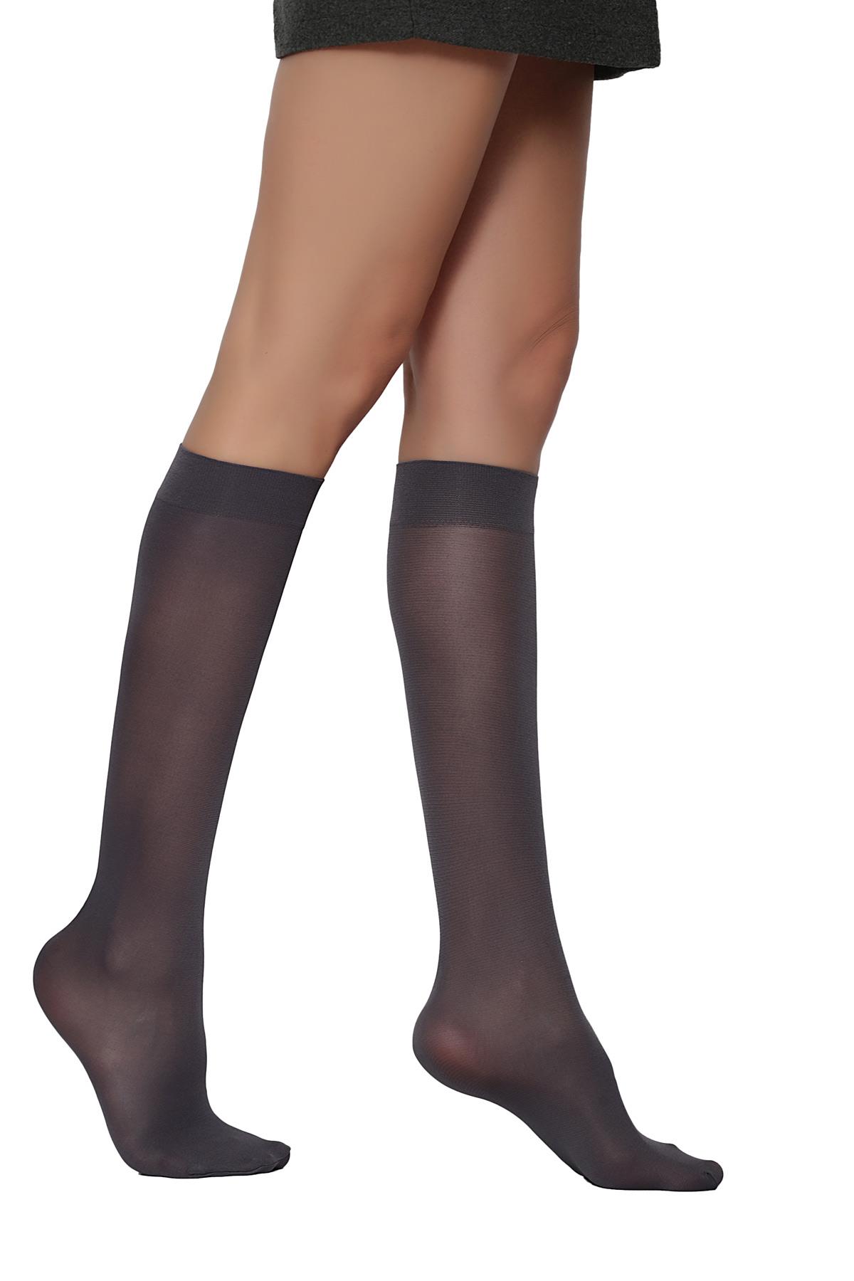 Mycro 50 Dizaltı Çorap K.GRİ