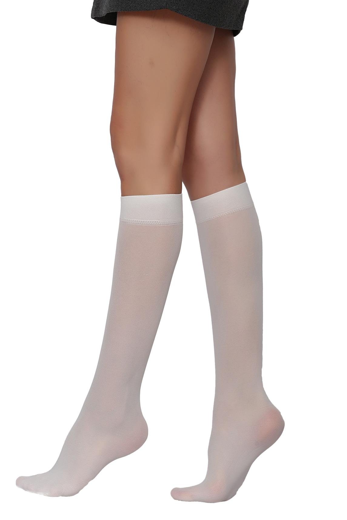 Mycro 50 Dizaltı Çorap KEMİK