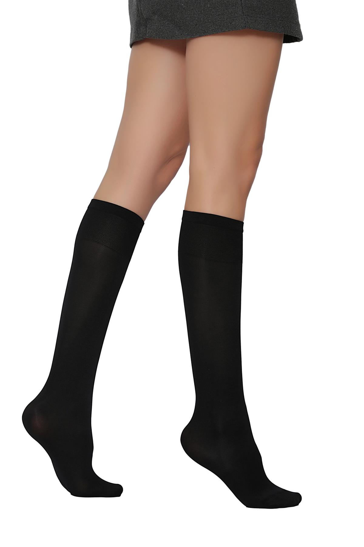 Mycro 80 Dizaltı Çorap SİYAH