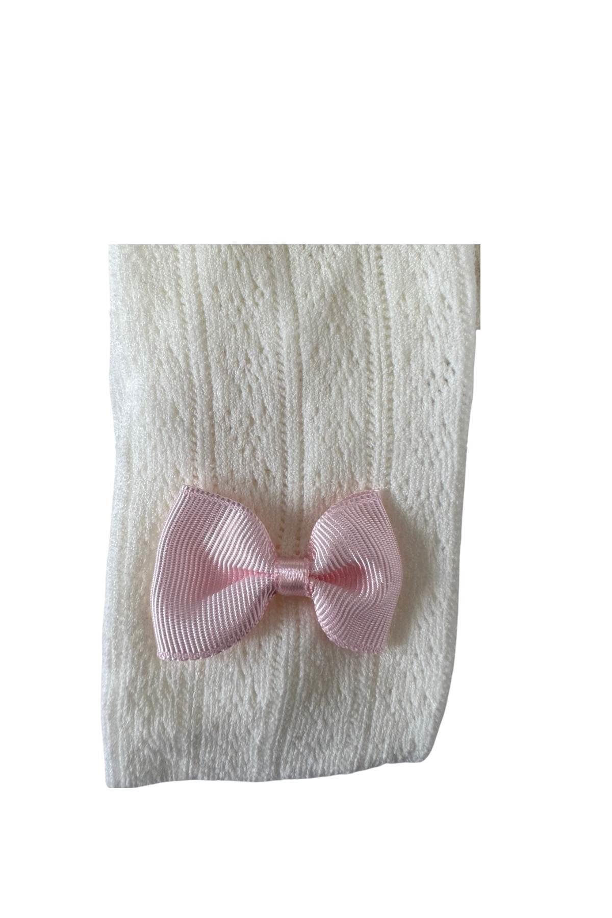 ORİETTA AKSESUARLI BEBEK KÜLOTLU ÇORAP KEMİK