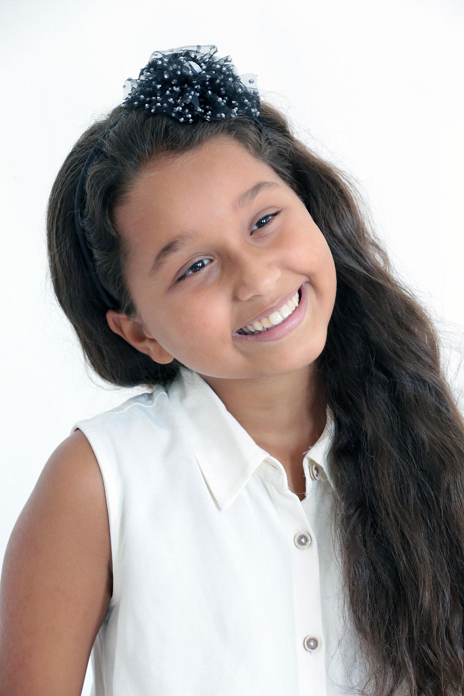 PUNTOSİM TAÇLI ÇOCUK KÜLOTLU ÇORAP SİYAH