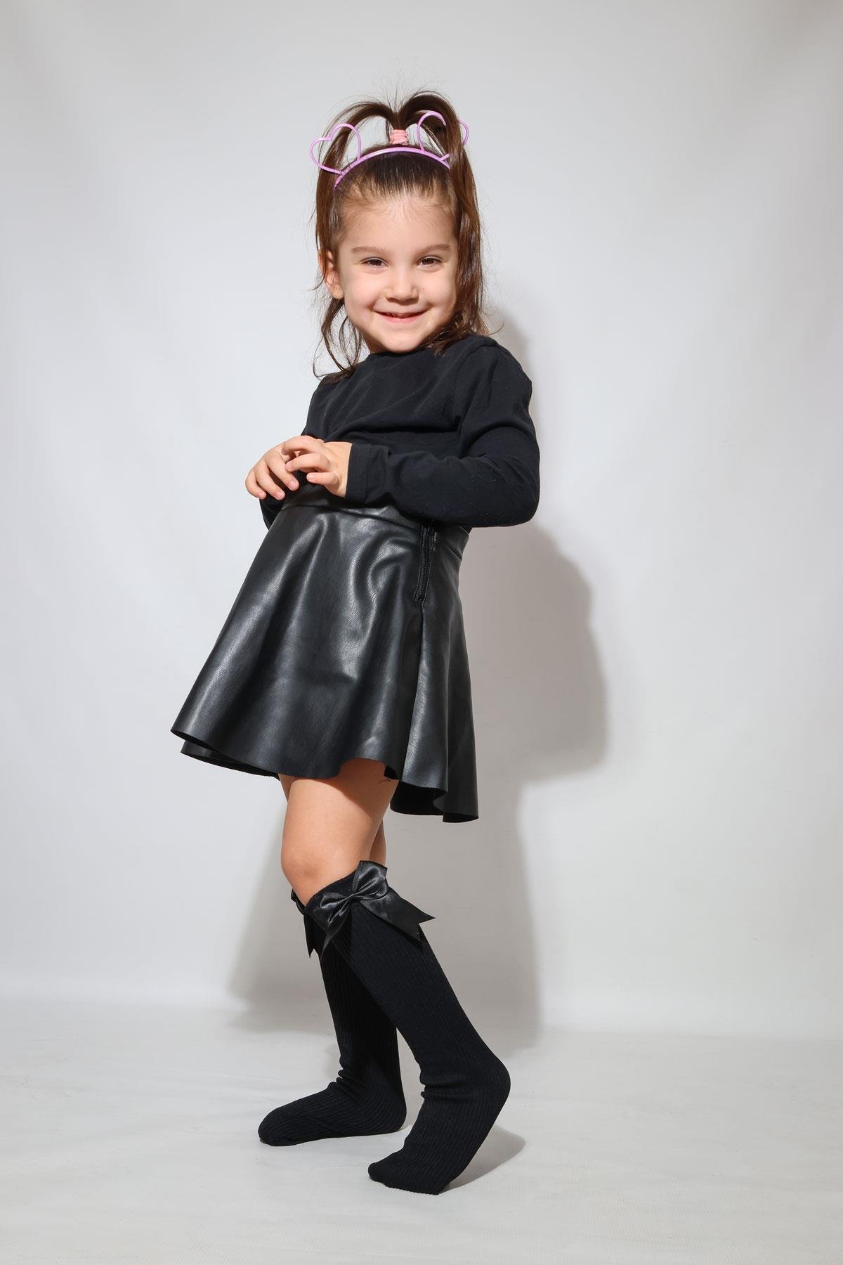 RENA AKS.ÇOCUK DİZALTI ÇORAP SİYAH