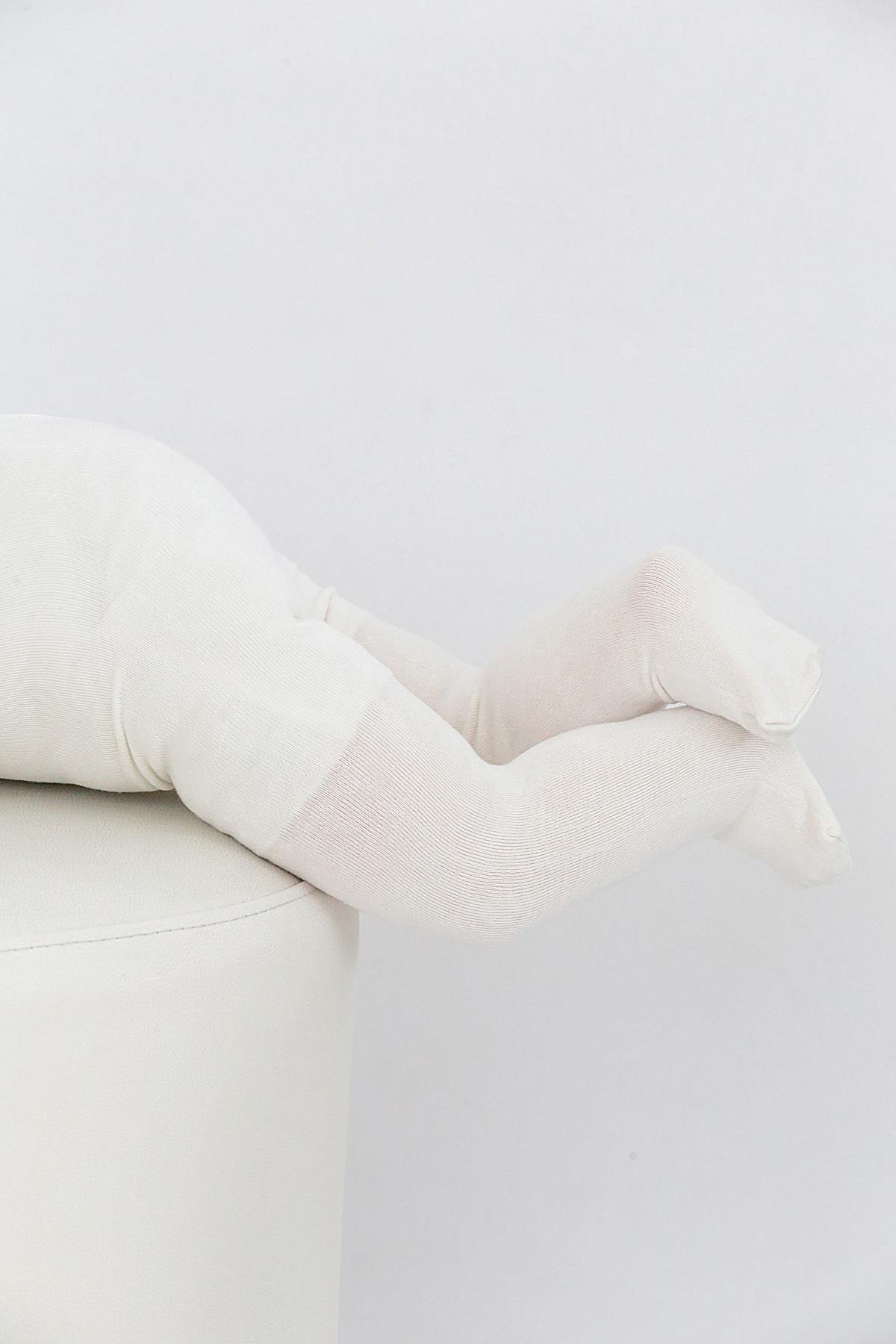 Soft Bebek Viskon Külotlu Çorap KEMİK