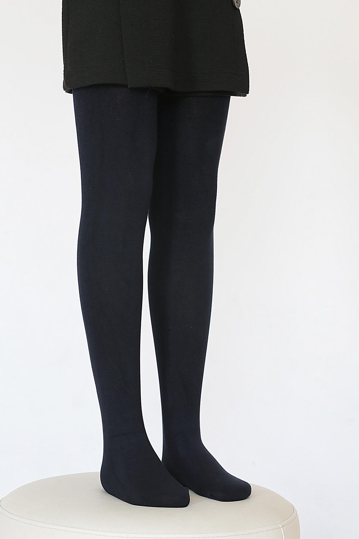 Soft Viskon Çocuk Külotlu Çorap LACİVERT