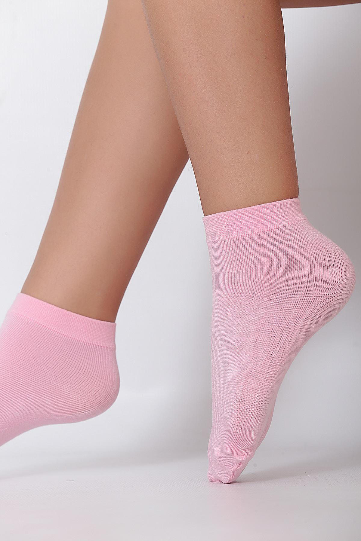 Soft Viskon Çocuk Soket Çorap PEMBE