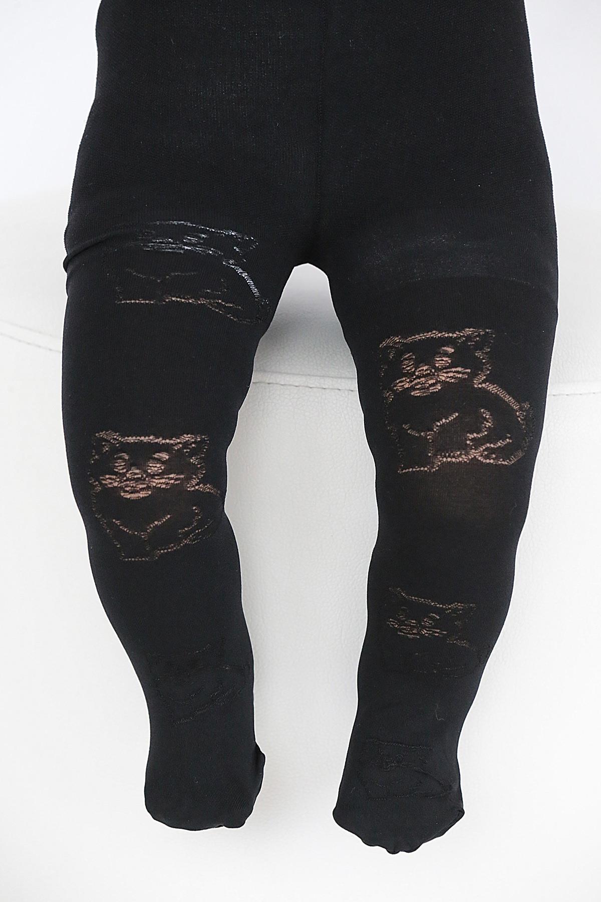 Tekir Bebek Mikro Bebek Külotlu Çorap SİYAH