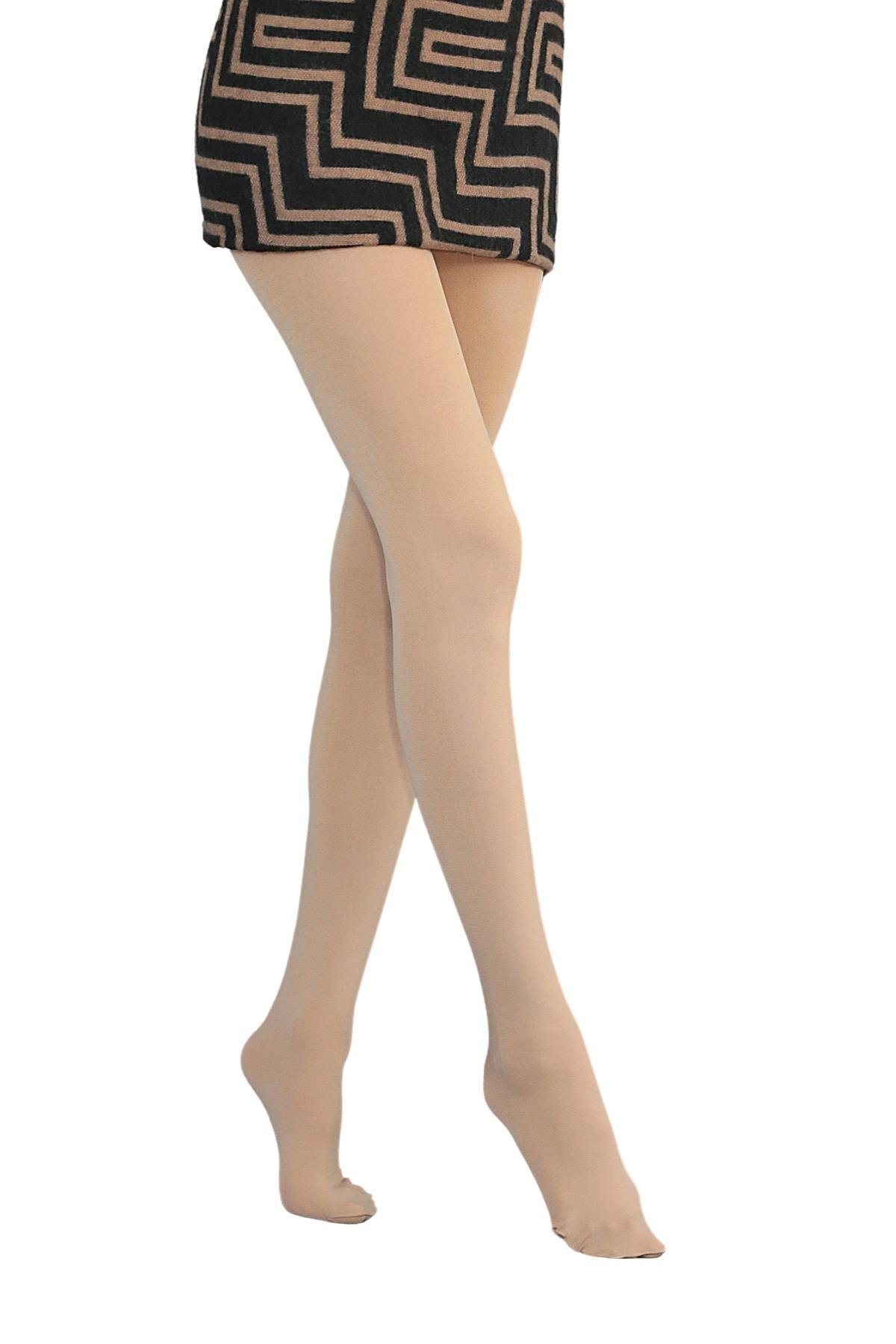 Termal Külotlu Çorap NATUREL