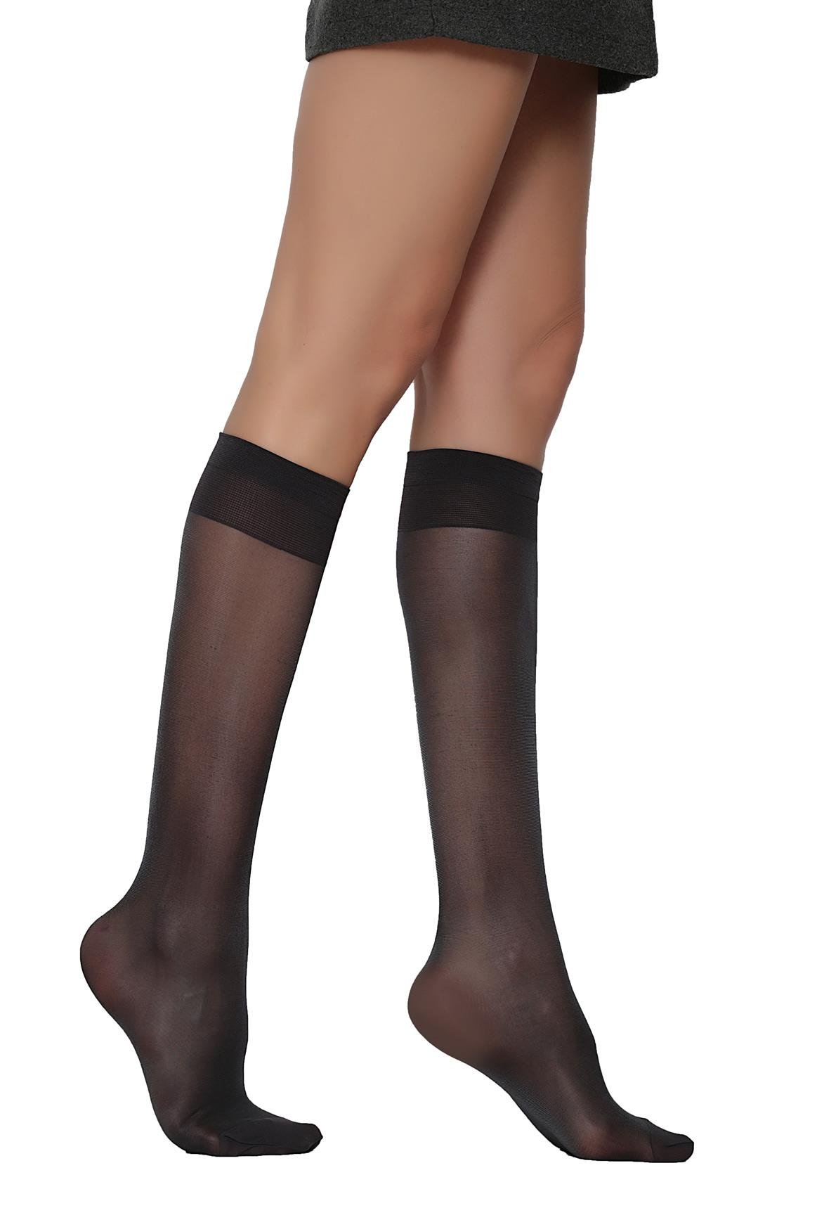 Venüs 40 Dizaltı Çorap FÜME