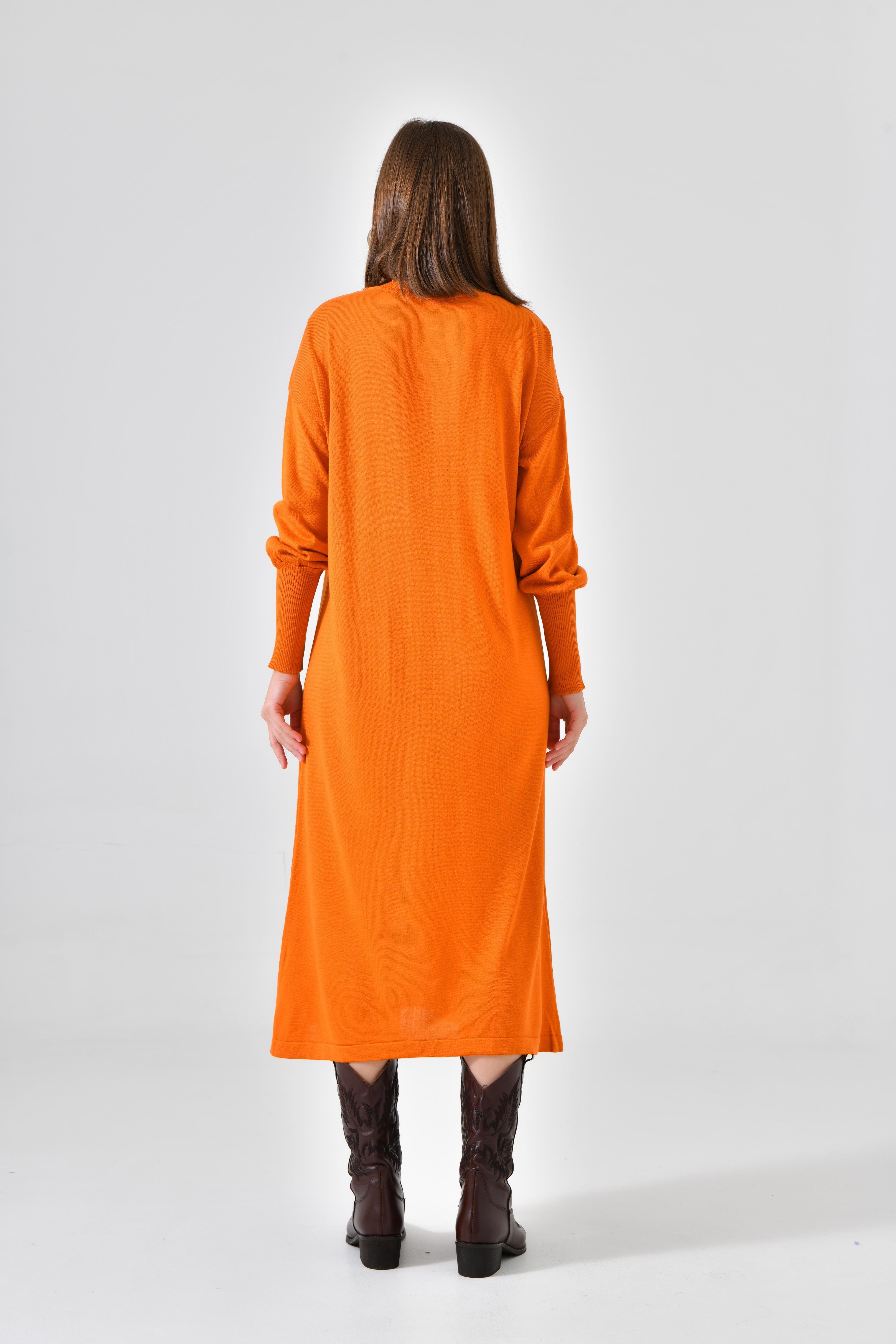 Garmi Kadın DÜz Basic Tunik Orange