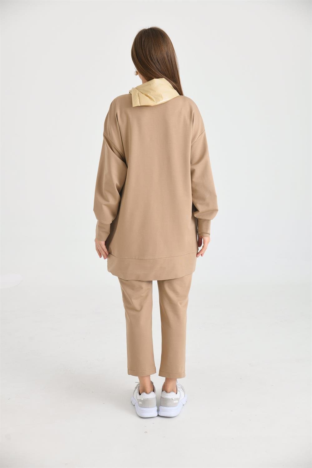 İki İp Deri Takım BEIGE