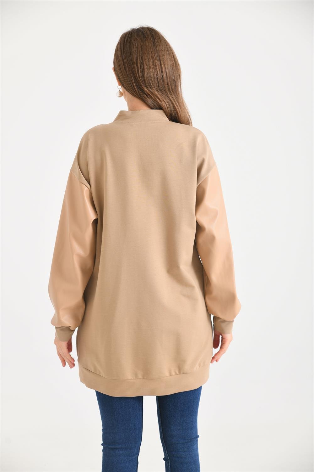 Kadın Deri Cap BEIGE
