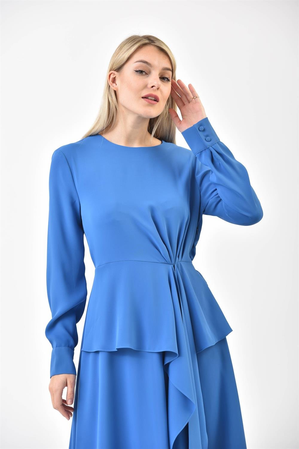 Kadın Elegant Elbise MAVİ