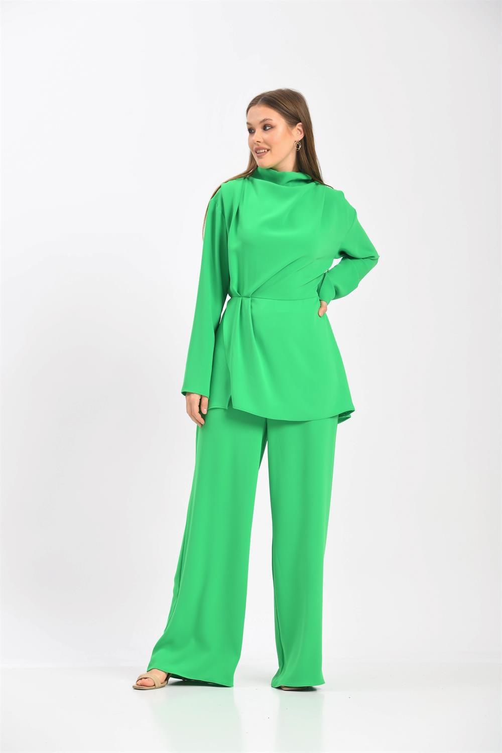 Kadın Elegant Takım YEŞİL