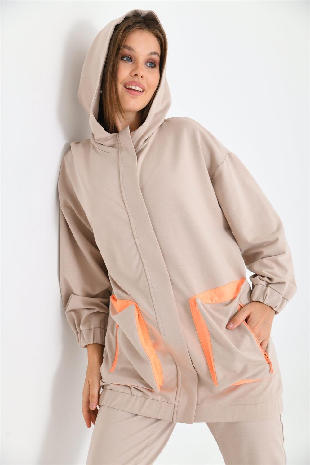 Kadın İki İp Takım BEIGE