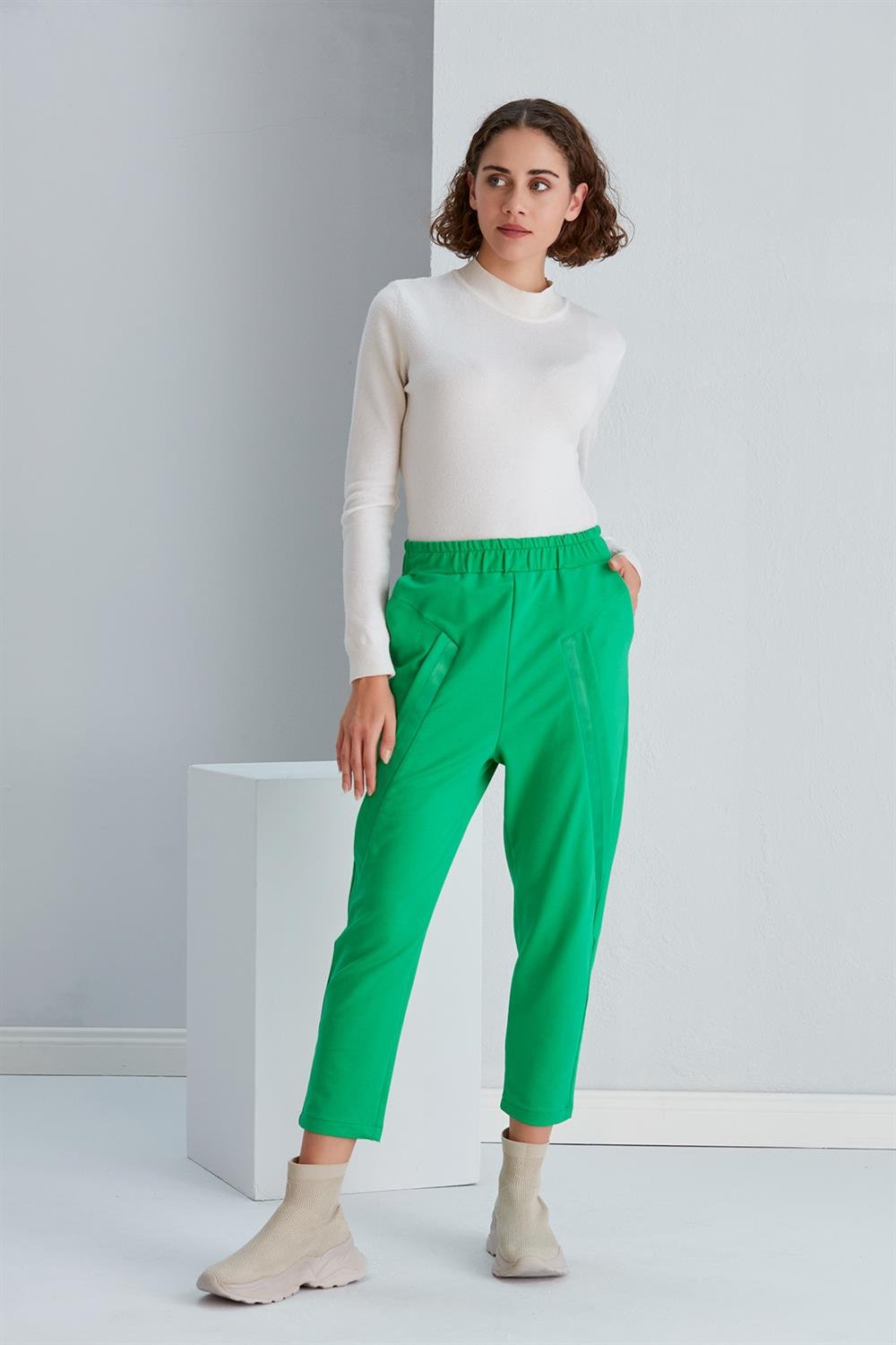 Kadın İki İplik Pantolon BENETTON
