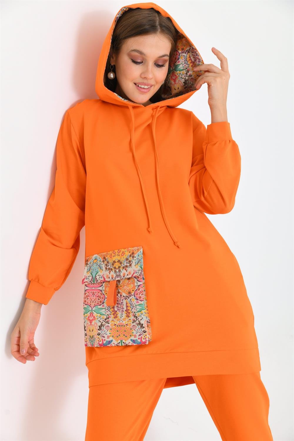 Kadın Kapitone Takım ORANGE