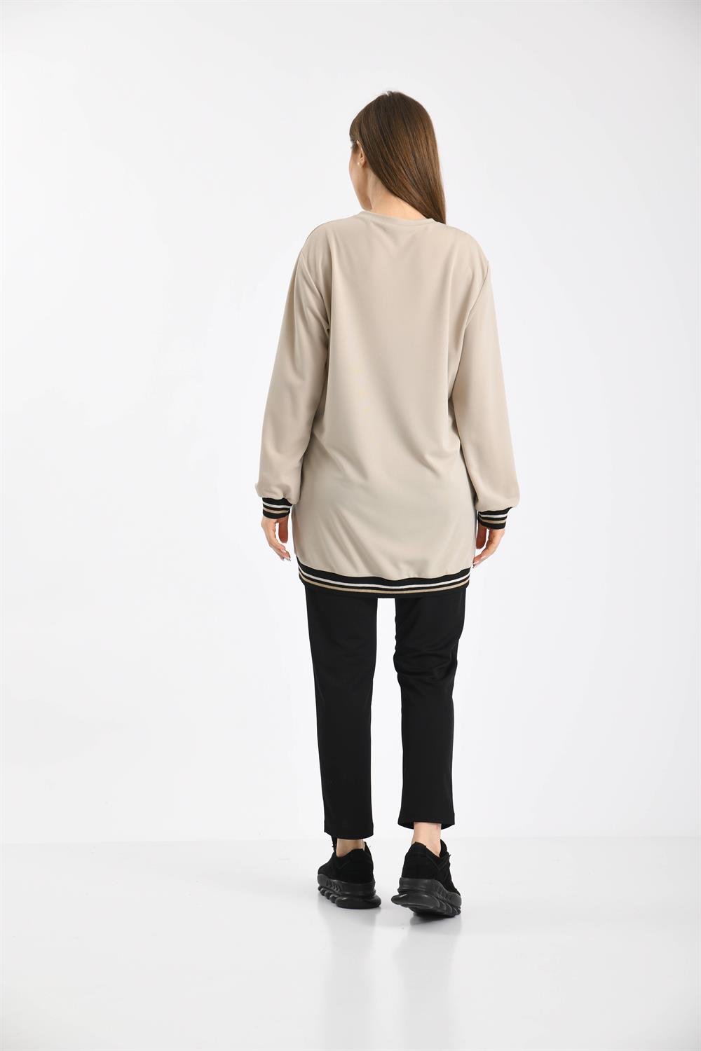 Kadın Ribanalı Takım BEIGE