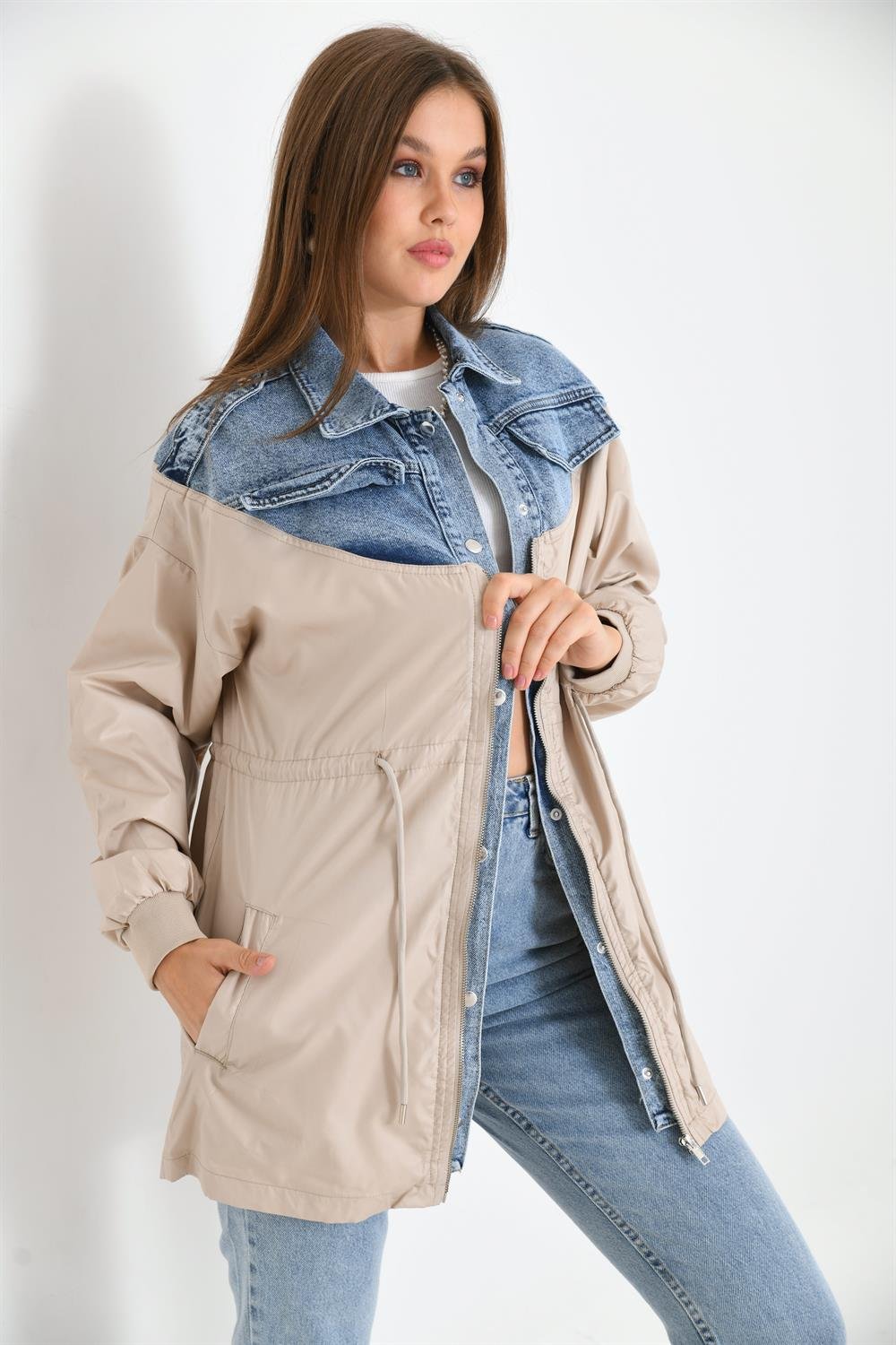Kadın Trençkot BEIGE