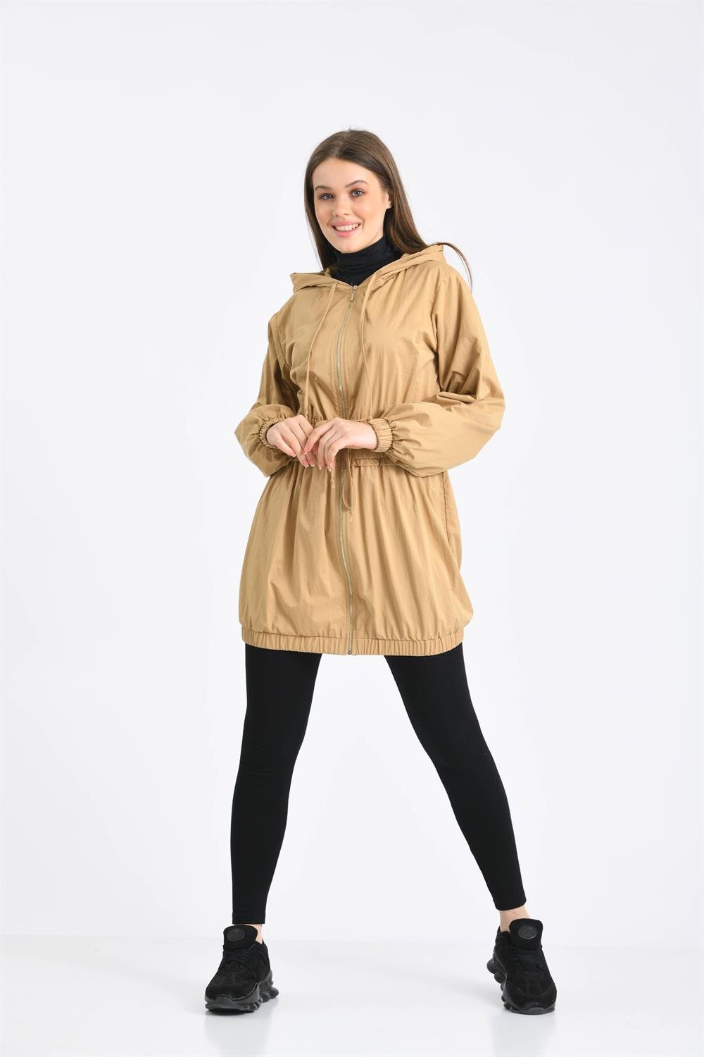 Kadın Yağmurluk CAMEL