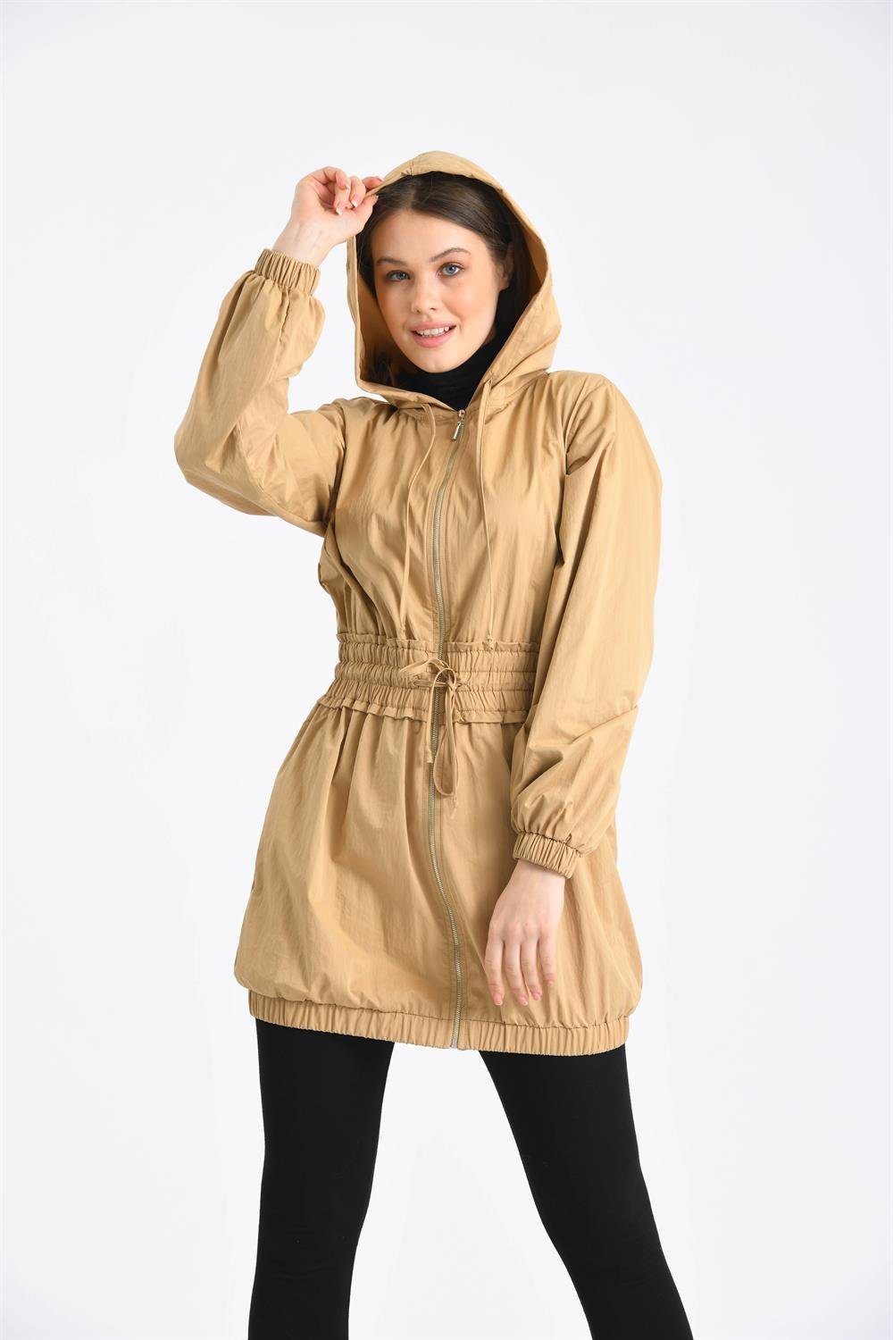 Kadın Yağmurluk CAMEL