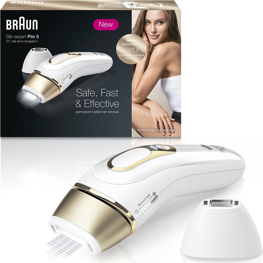 Braun Silk·Expert Pro5 PL5137 Lazer Epilasyon Hassas Bölge Ataçmanı 400.000 Atım